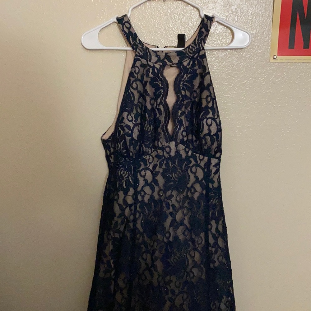 Brand night way Size 14 color blue and tan